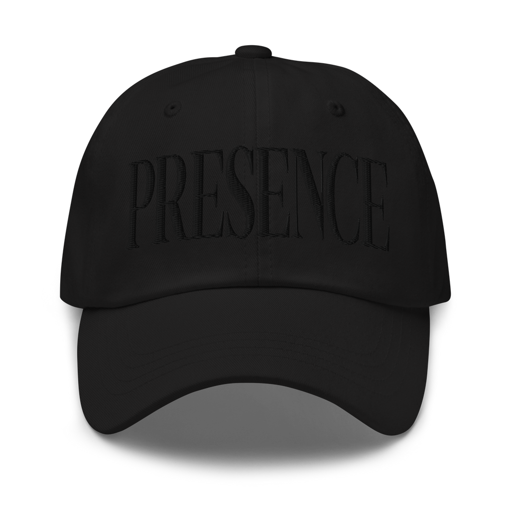 Presence Cap | Black Font