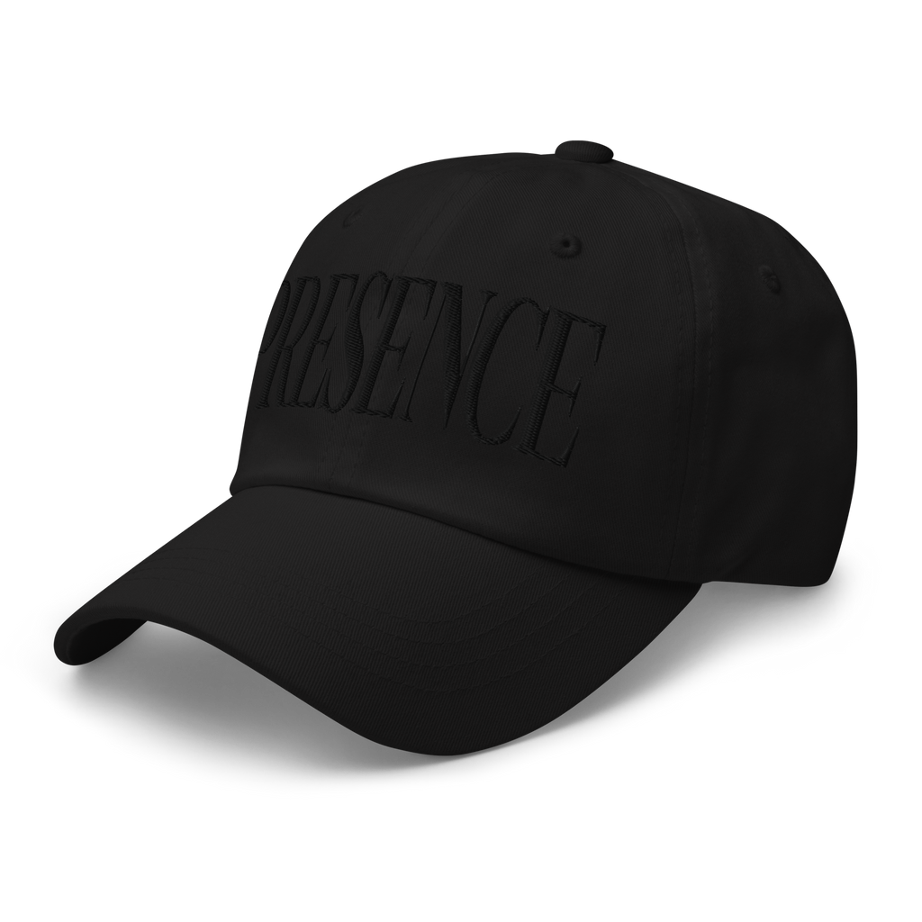 Presence Cap | Black Font