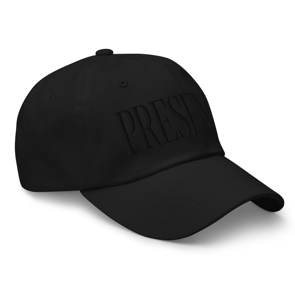 Presence Cap | Black Font
