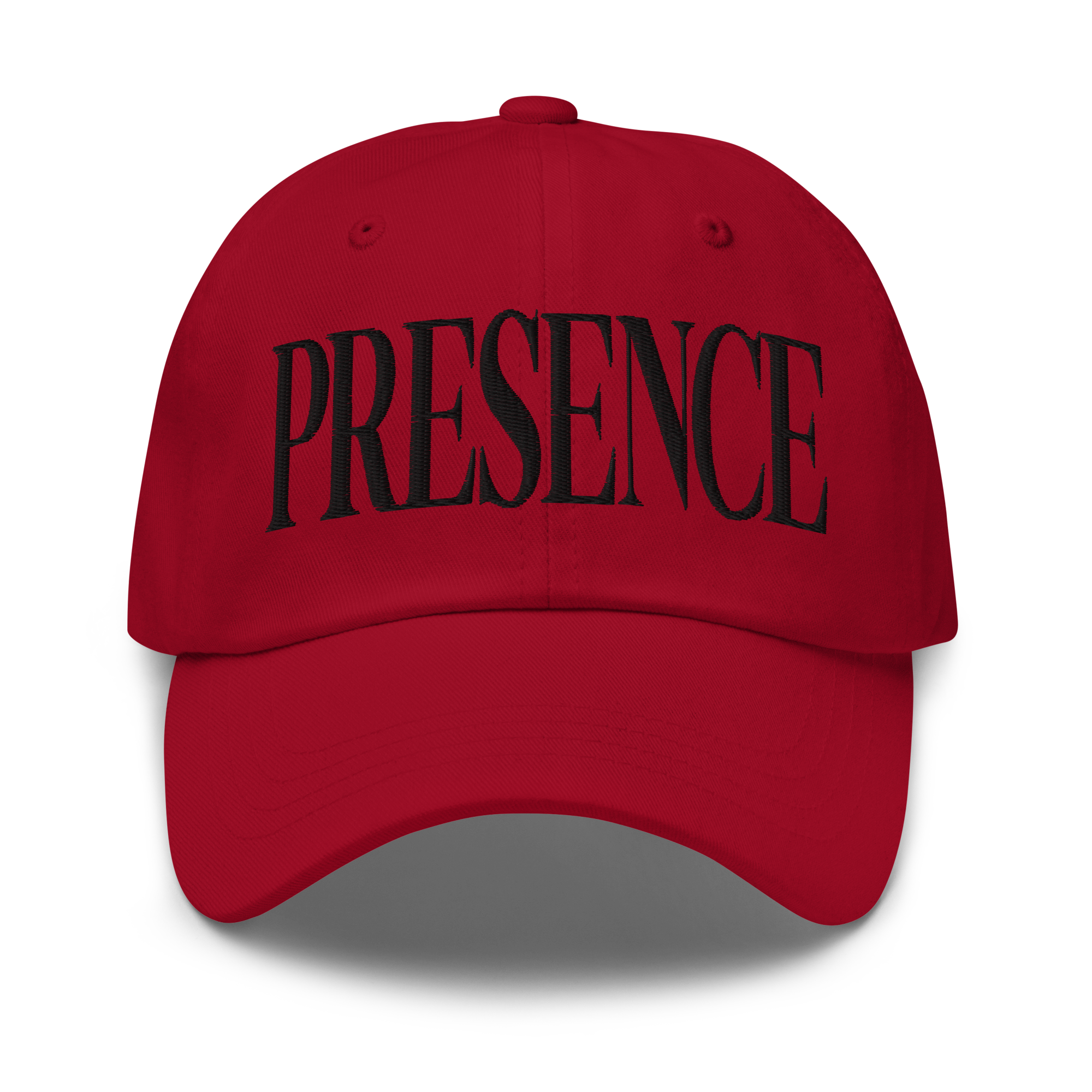 Presence Cap | Black Font
