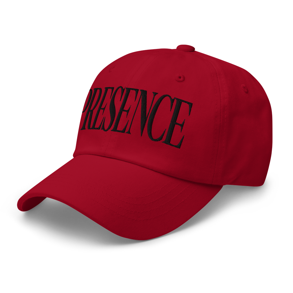 Presence Cap | Black Font