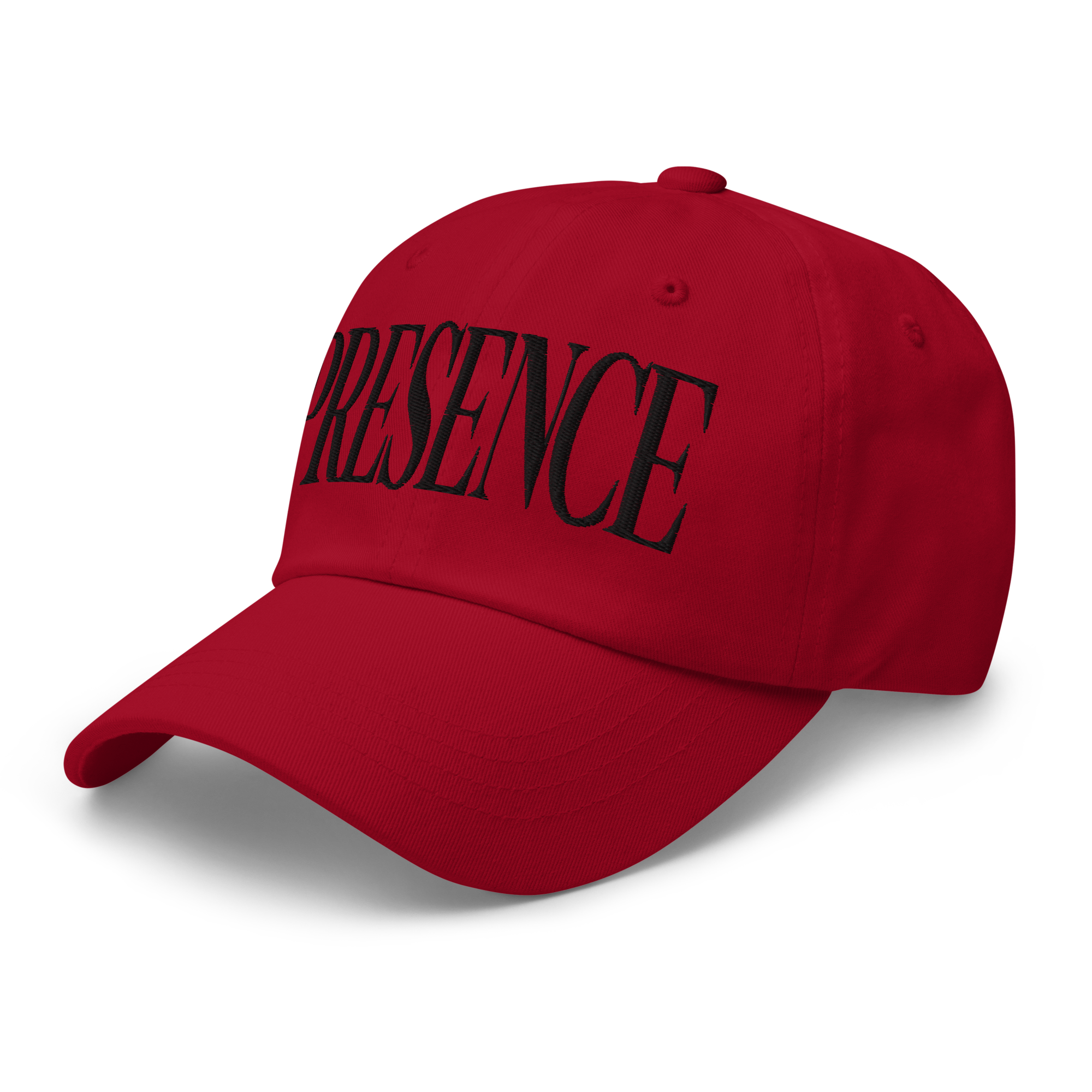 Presence Cap | Black Font