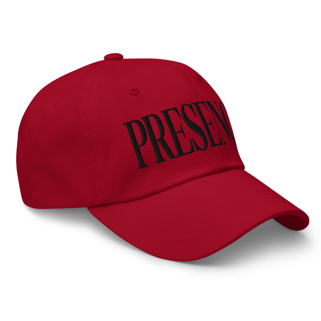 Presence Cap | Black Font